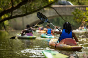 Students Kayaking